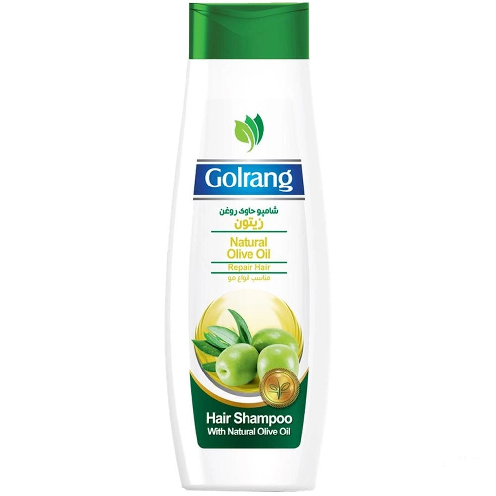6260010506440 شامپو گیاهی گلرنگ- عصاره روغن زیتون 400گرمی - تصویر 1