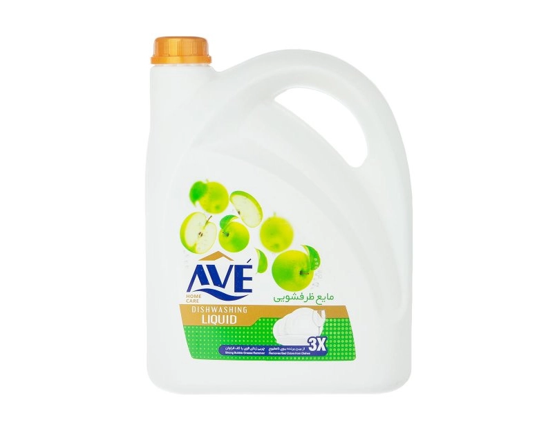 6260010508055 مایع ظرفشویی اوه- سبز 6در1-سیب 3750گرمی - تصویر 1