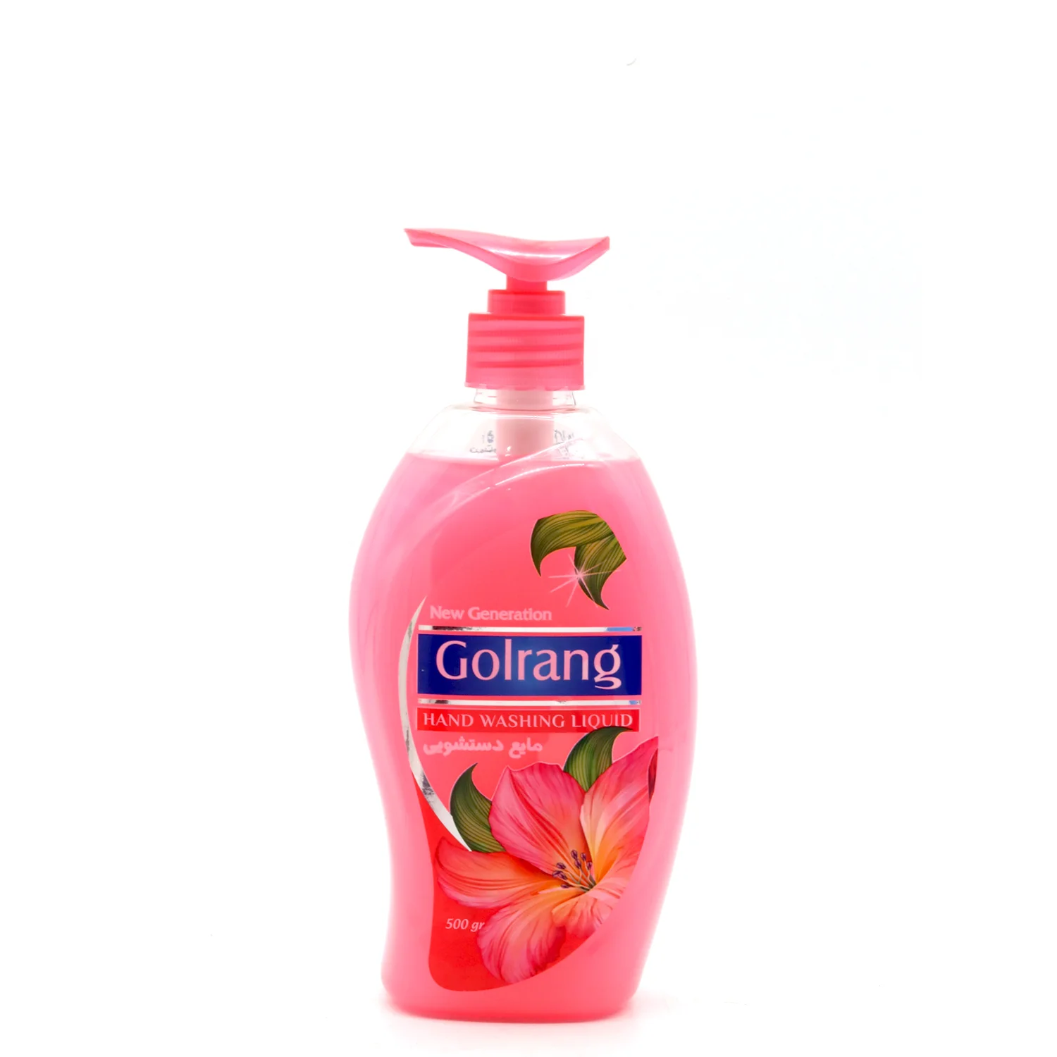 6260010508154 مایع دستشویی صدفی گلرنگ- صورتی حاوی ویتامین 500گرمی - تصویر 1