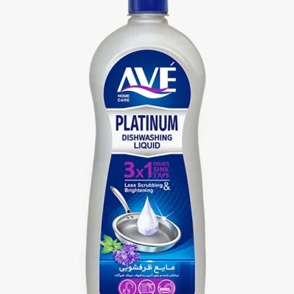 مایع ظرفشویی پلاتینیوم اوه- درخشان کننده 3ایکس-نعنا و لوندر 750گرمی
