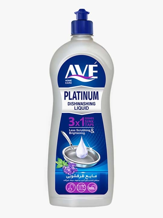 6260010508246 مایع ظرفشویی پلاتینیوم اوه- درخشان کننده 3ایکس-نعنا و لوندر 750گرمی - تصویر 1
