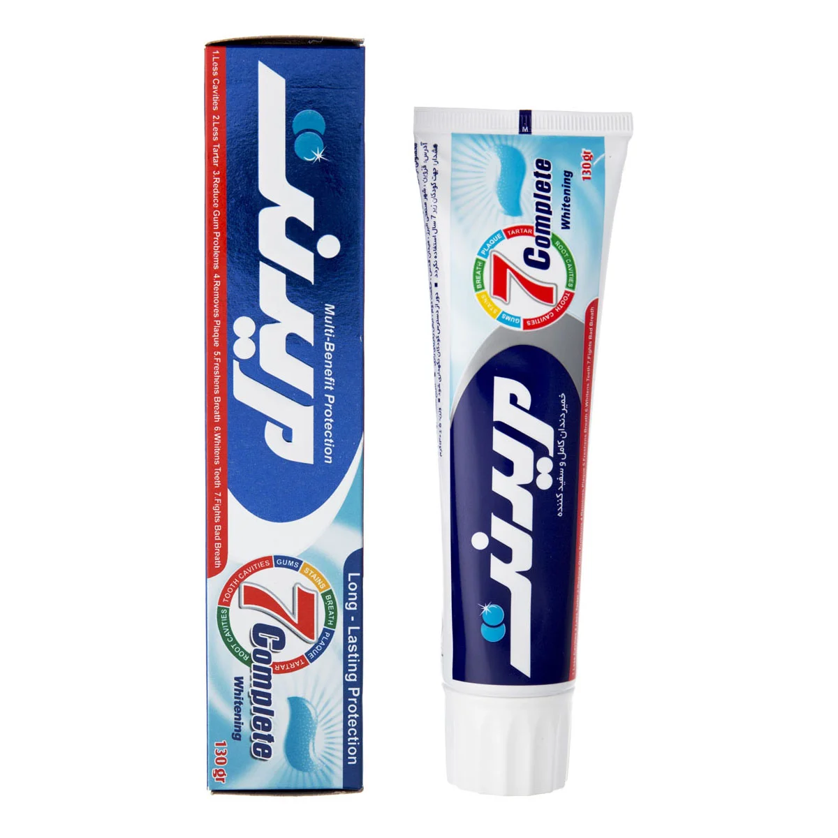 6260010549249 خمیردندان مریدنت- کامل 7 و سفیدکننده 100میل - تصویر 1