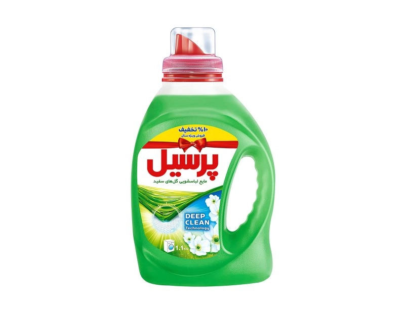 6260105005049 مایع لباسشویی ماشینی پرسیل- رایحه گلهای سفید 1100گرم - تصویر 1