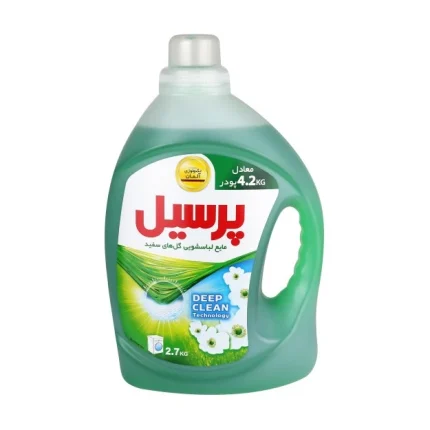 مایع لباسشویی ماشینی پرسیل- رایحه گلهای سفید 2700گرم
