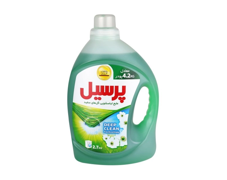 6260105005056 مایع لباسشویی ماشینی پرسیل- رایحه گلهای سفید 2700گرم - تصویر 1
