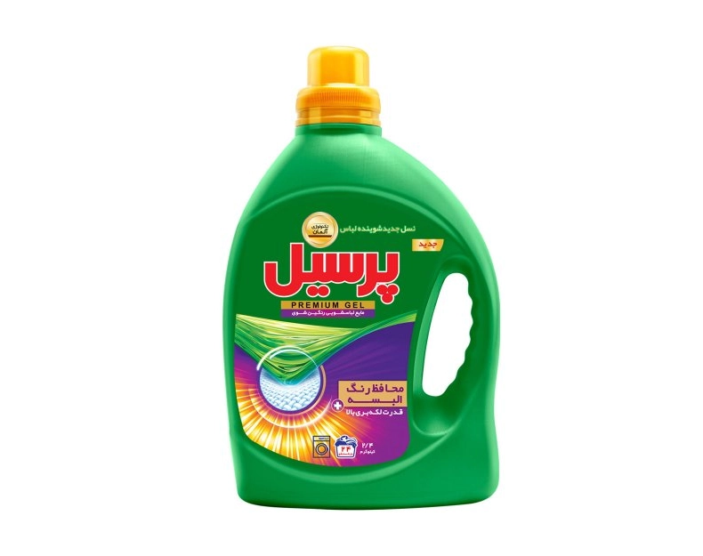 6260105006213 مایع لباسشویی پرسیل- ژل رنگین شوی پرمیوم 2400گرم لاوندر - تصویر 1