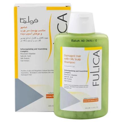 شامپو فولیکا- مو های چرب و آسیب دیده 200 میل