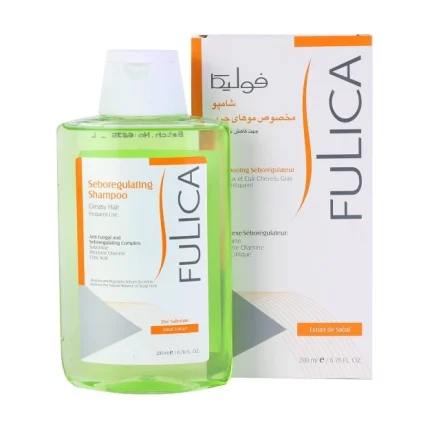 شامپو فولیکا- مخصوص مو های چرب- جهت کاهش چربی سر 200 میل