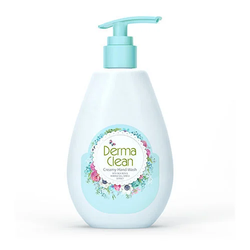 6260374027728 مایع دستشویی درماکلین- کرمی مورینگا 300میل - تصویر 1