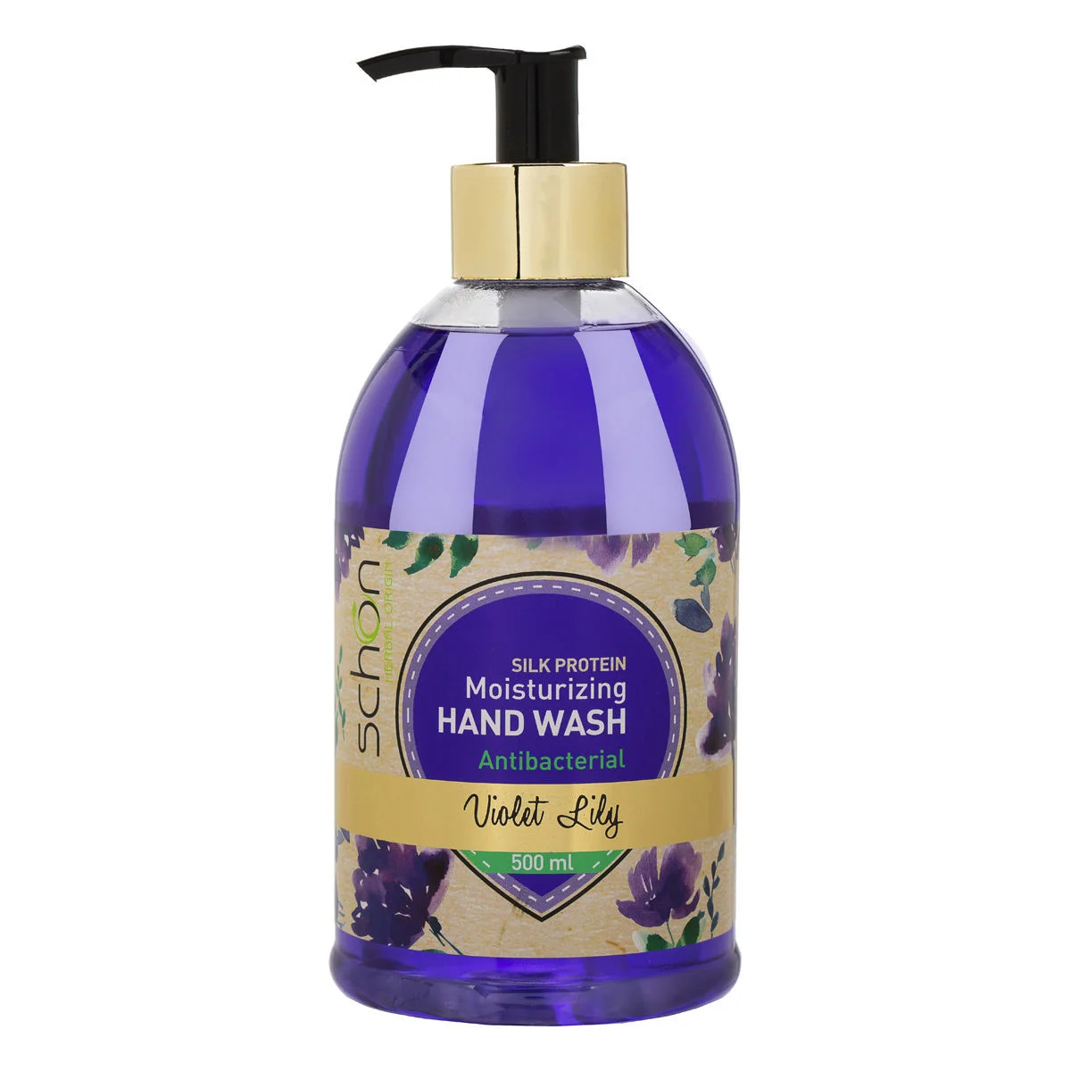6260482523952 مایع دستشویی شون- شفاف بنفش ویولت لیلی 500میل - تصویر 1