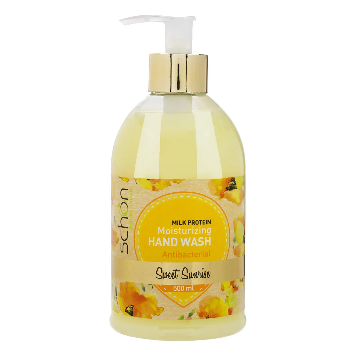 6260482524096 مایع دستشویی شون- کرمی زرد سوییت 500میل - تصویر 1