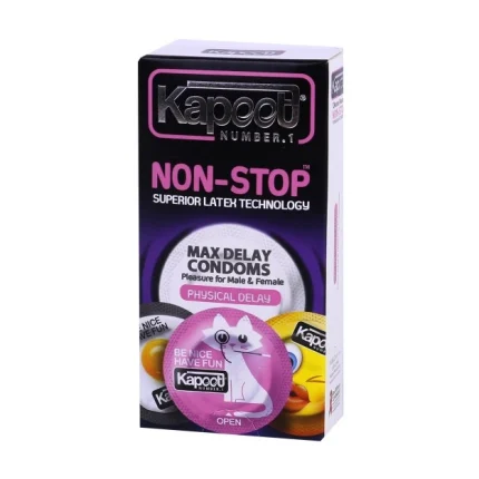 کاندوم کاپوت- فویل مربع نان استاپ 10 عددی