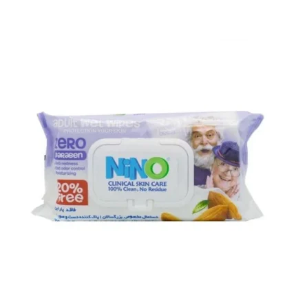 دستمال مرطوب بزرگسالان نینو-