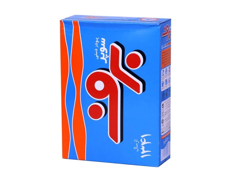 6261101000632 پودر لباسشویی سوپر برف - دستی 500گرم - تصویر 1