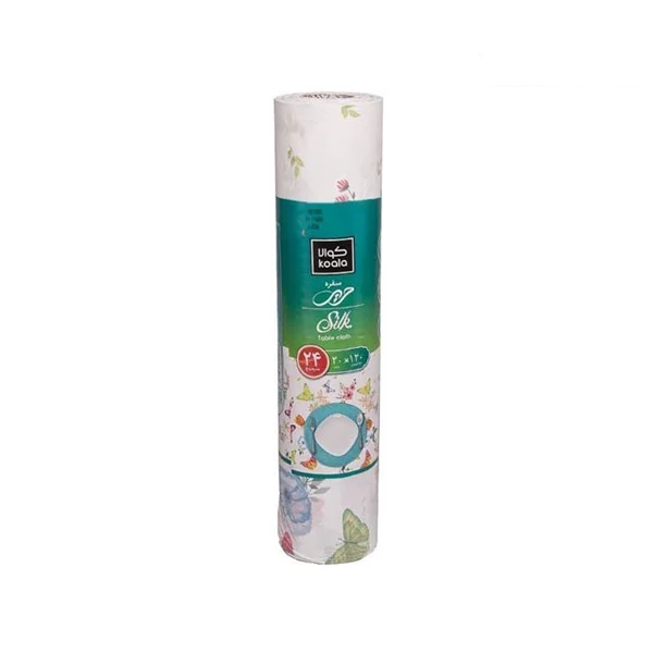 6261591801245 سفره یکبار مصرف کوالا- حریر تجزیه پذیر 90 سانت 20 متری - تصویر 1