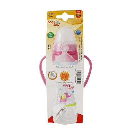 شیرخوری بیبی لند- pc کلاسیک فندقی دسته دار آویز 240