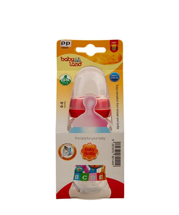 6261670801449 شیرخوری بیبی لند-کد306 pc کلاسیک ارتودنسی آویز 150میل- - تصویر 1