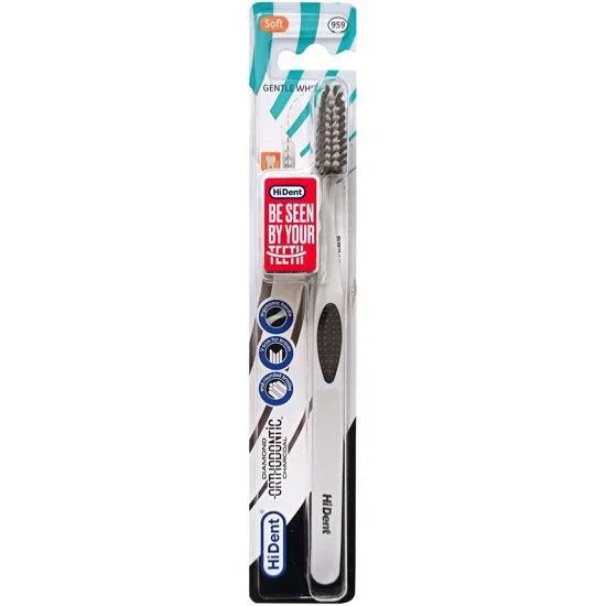 6261670804884 مسواک های دنت- دیاموند ذغالی ارتودنسی نرم قابدار -پایا - تصویر 1