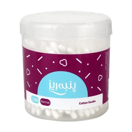 گوش پاک کن پنبه ریز- لیوانی قفلدار 200عددی