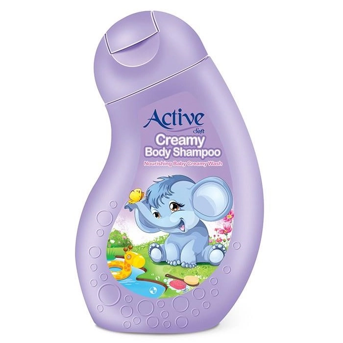 6262825800386 شامپو بدن کرمی بچه اکتیو- بنفش 250گرمی - تصویر 1