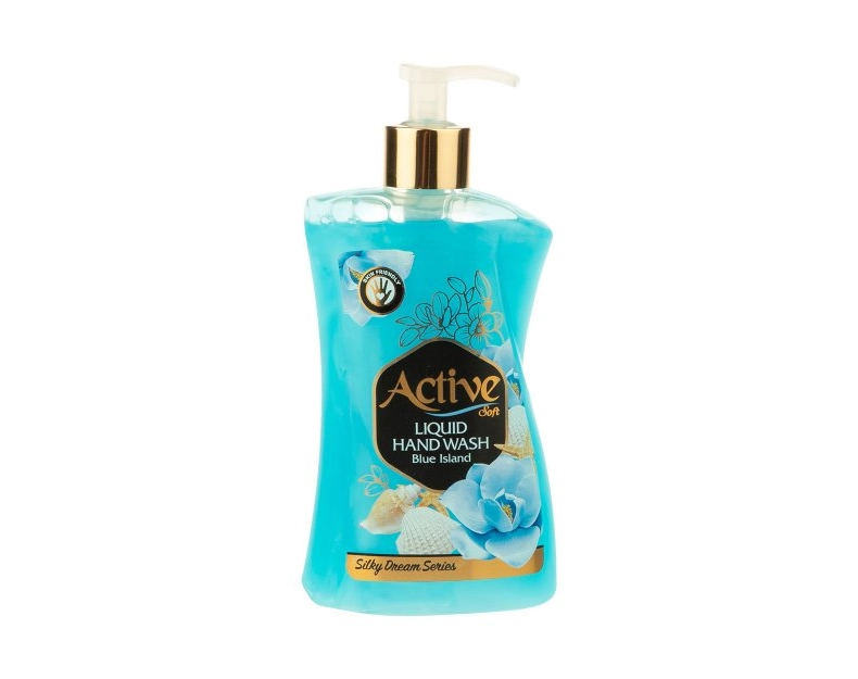 6262825806807 مایع دستشویی اکتیو- آبی سری رویای ابریشمی 450گرمی - تصویر 1