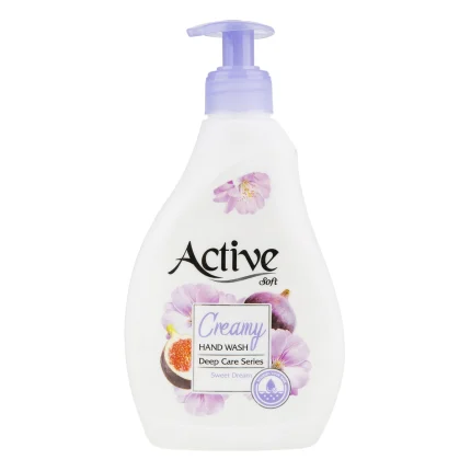 مایع دستشویی کرمی اکتیو- بنفش سری DeepCare 350گرمی