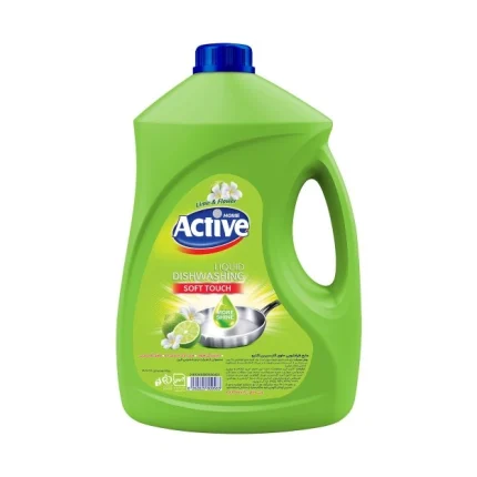 مایع ظرفشویی اکتیو- گلیسیرین سبز لیمو 3500گرمی