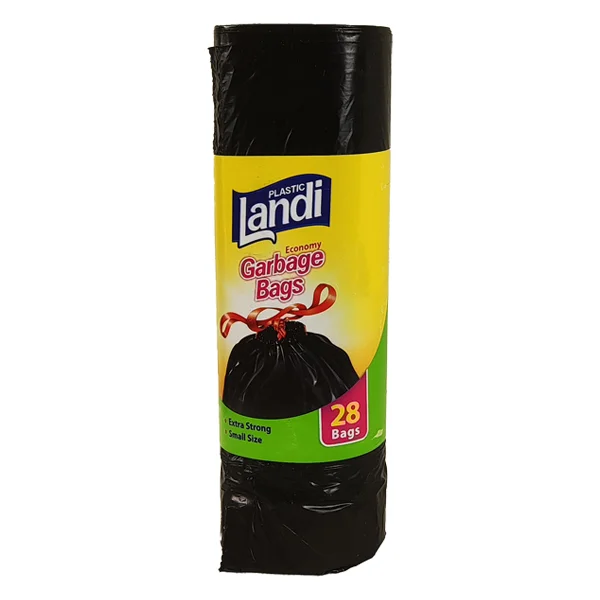 6263150400463 کیسه زباله لندی- بنددار اکونومی کوچک 28عددی - تصویر 1