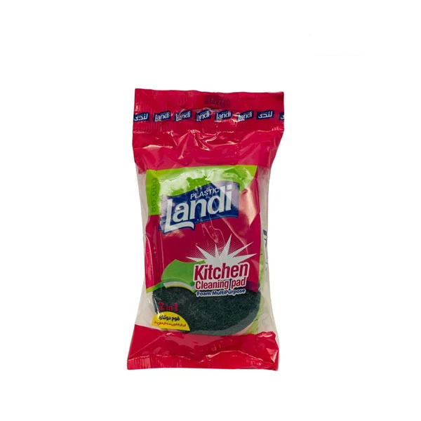 6263150400579 پد ظرفشویی لندی- فوم دوکاره 40عددی - تصویر 1