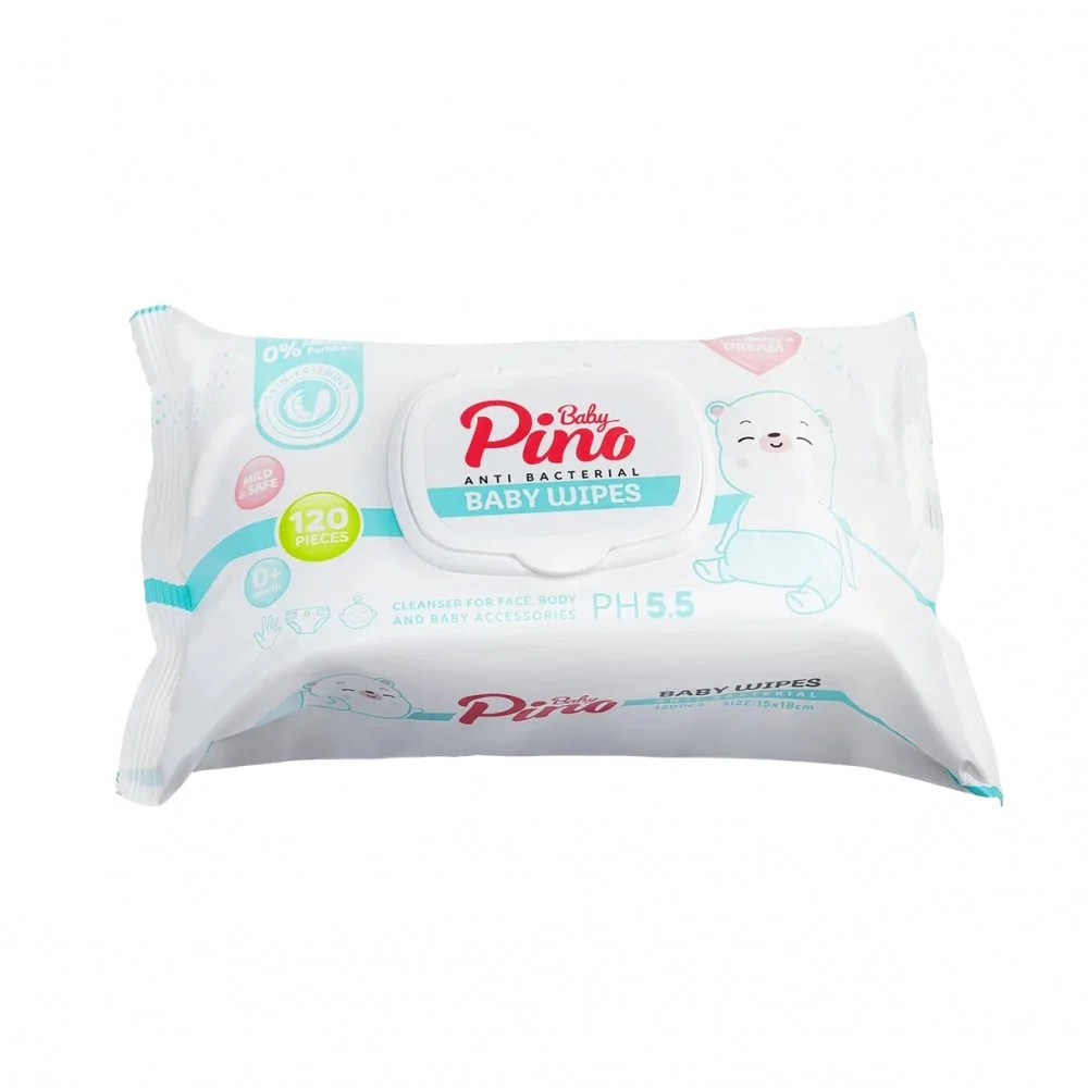 6263150401149 دستمال مرطوب کودک پینوبیبی- 120عددی - تصویر 1