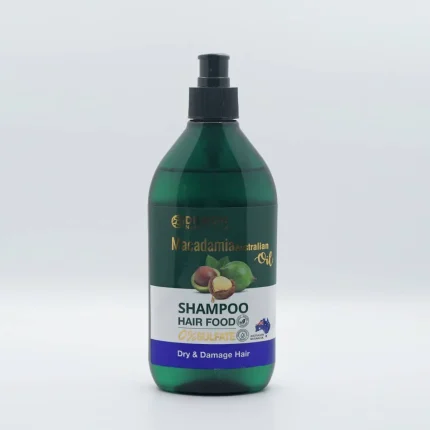 شامپو فری سولفات دیلمون- مناسب موهای خشک و آسیب دیده-حاوی روغن ماکادمیا 385میل