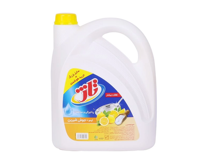 6263414004390 مایع ظرفشویی تاژ- لیمویی زرد با جوش شیرین 3750گرمی - تصویر 1