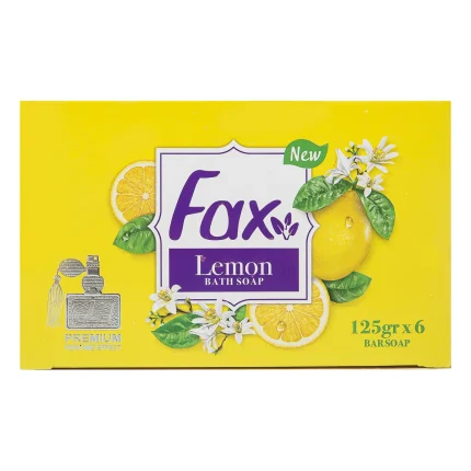 فاکس-صابون حمام لیمو-125گرم- 6عددی -پایا
