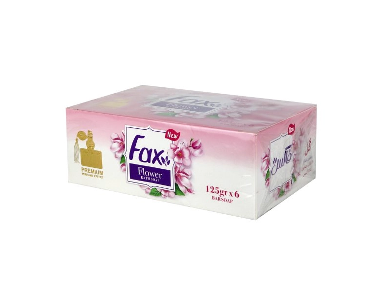 6263936301410 فاکس- صابون حمام گل 125گرمی-6عددی-پایا - تصویر 1