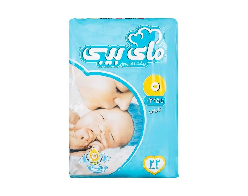 6263957100047 پوشک مای بیبی- آبی سایز صفر- نرمال جدید 22عددی - تصویر 1
