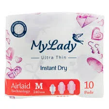 نوار بهداشتی مای  لیدی- (مشبک) الترا همیشه خشک-مدیوم 10عددی