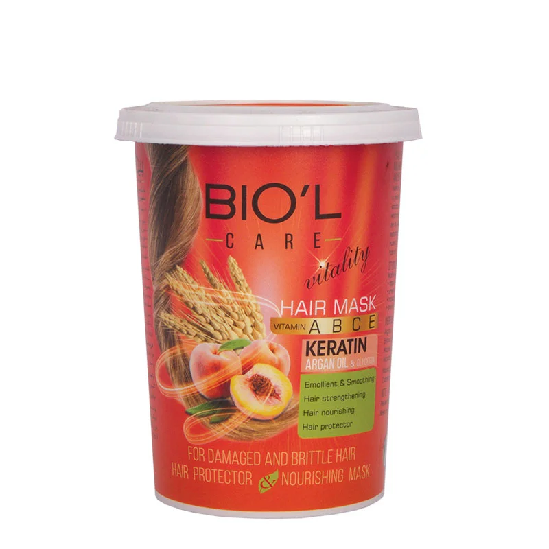 6264707001867 ماسک مو بیول- پمپی جوانه گندم- موی خشک و وز 500میل - تصویر 1