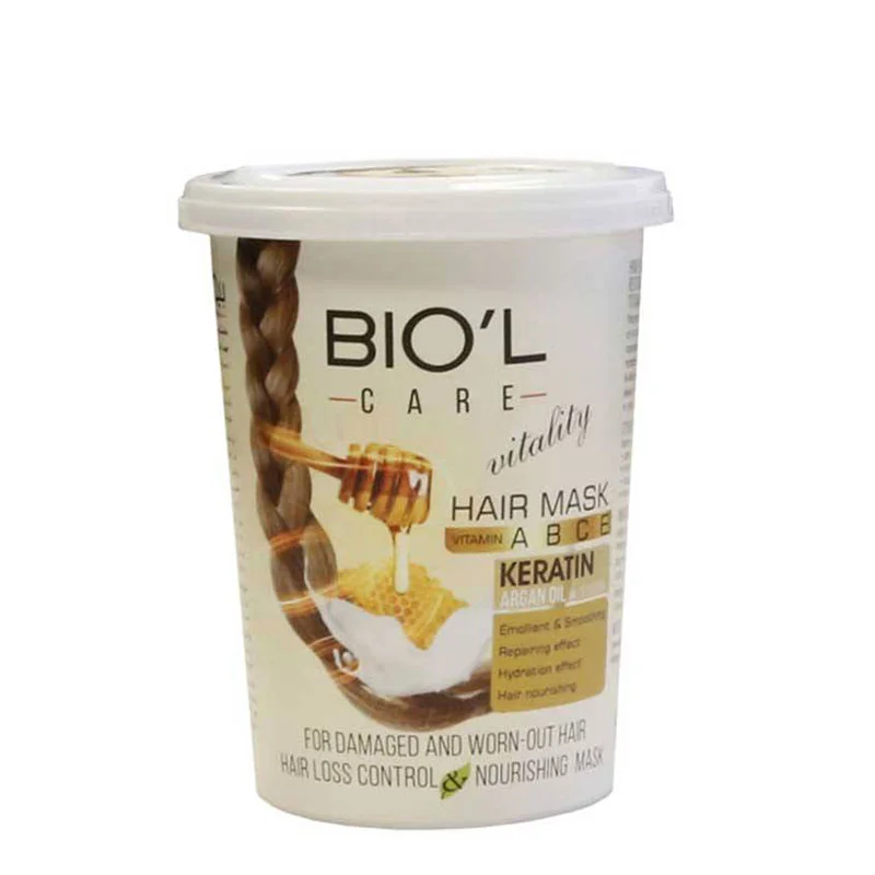 6264707001874 ماسک مو بیول-پمپی شیروعسل کنترل ریزش و موی فرسوده 500 میل - تصویر 1