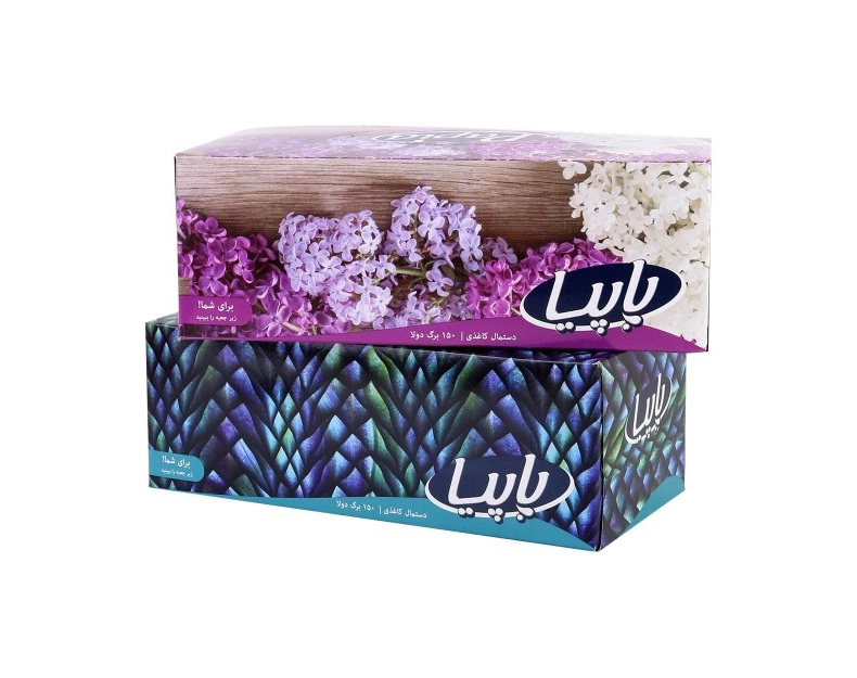 6266061101603 دستمال کاغذی پاپیا- 150برگ دولایه - تصویر 1