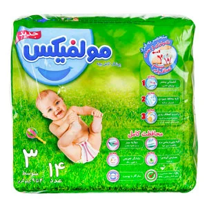 پوشک مولفیکس- نرمال سایز3- 14عددی