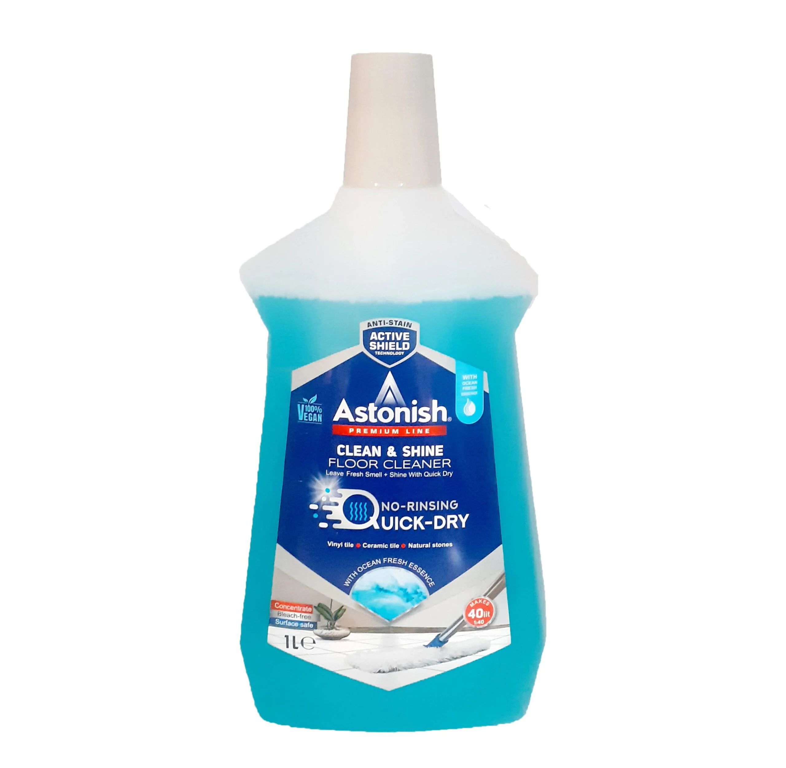 6267678410331 مایع پاک کننده غلیظ سطوح و کف استونیش- اقیانوس ابی - تصویر 1