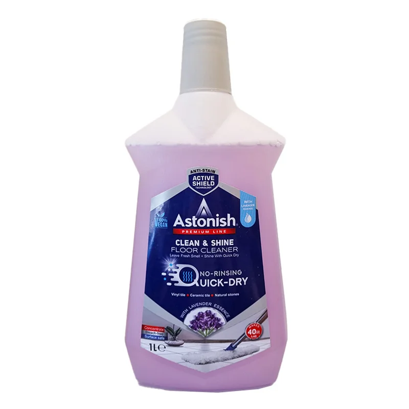 6267678410492 مایع پاک کننده غلیظ سطوح و کف استونیش- رایحه لوندر 1به40 - تصویر 1