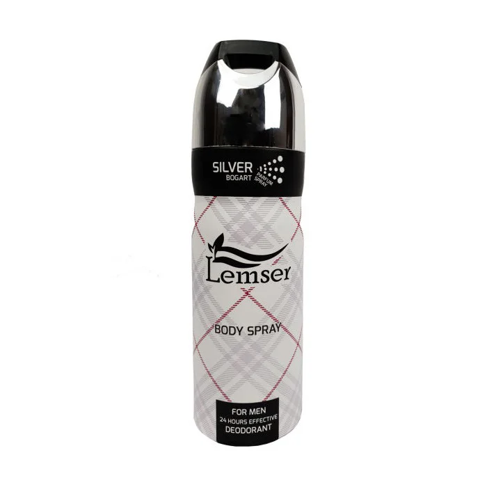 6268187100430 اسپری بدن لمسر- مردانه سیلور 200میل - تصویر 1