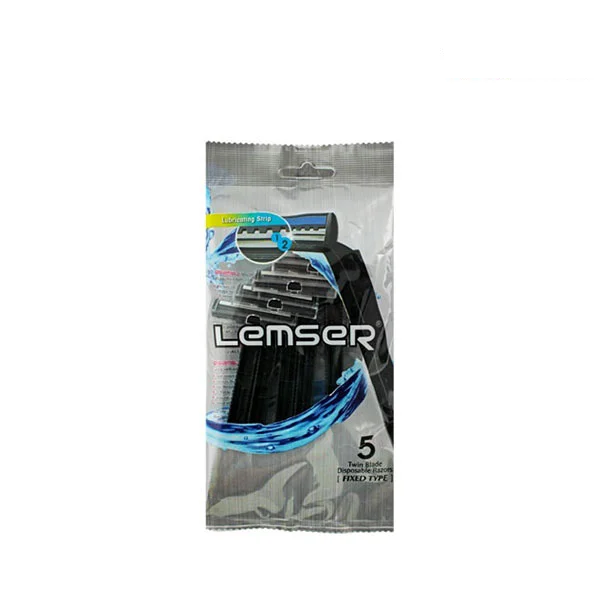 6268187102182 تیغ لمسر- دولبه پفکی صابوندار نقره ای 5عددی - تصویر 1