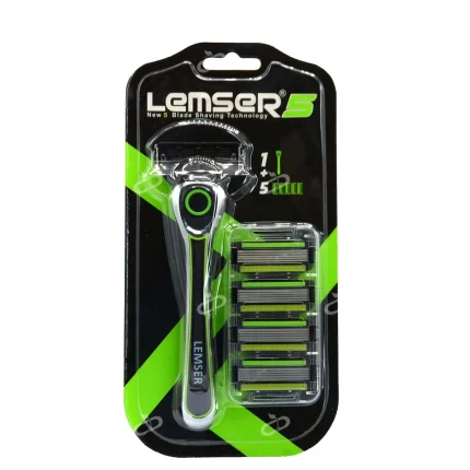 تیغ اصلاح لمسر- پنج لبه سیستمی 1+5