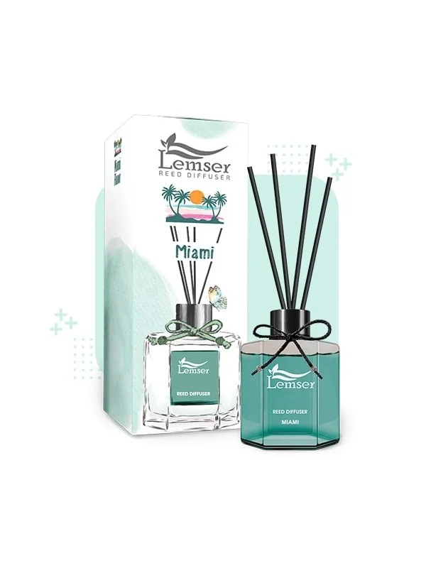 6268187102724 خوشبوکننده لمسر- ریددیفیوزر رایحه میامی 120میل - تصویر 1