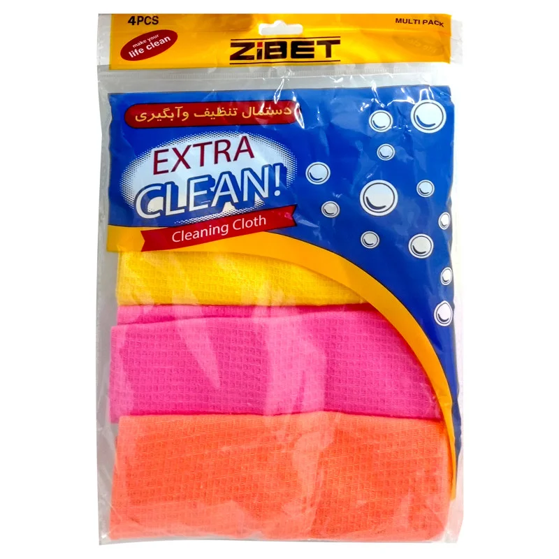 6268430700288 دستمال گردگیری زیبت- 4عددی 35*50 - تصویر 1