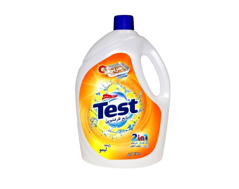 6269211300390 مایع ظرفشویی تست-رایحه لیمو 3750گرم - تصویر 1