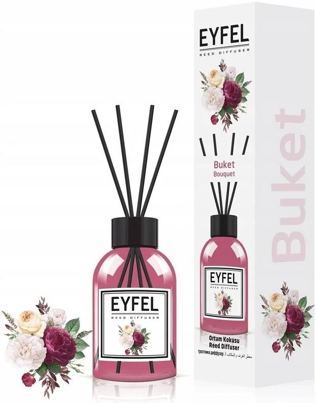 8681301037333 خوشبوکننده هوا ایفل- دسته گل بوکت (طرح) 120میل - تصویر 1