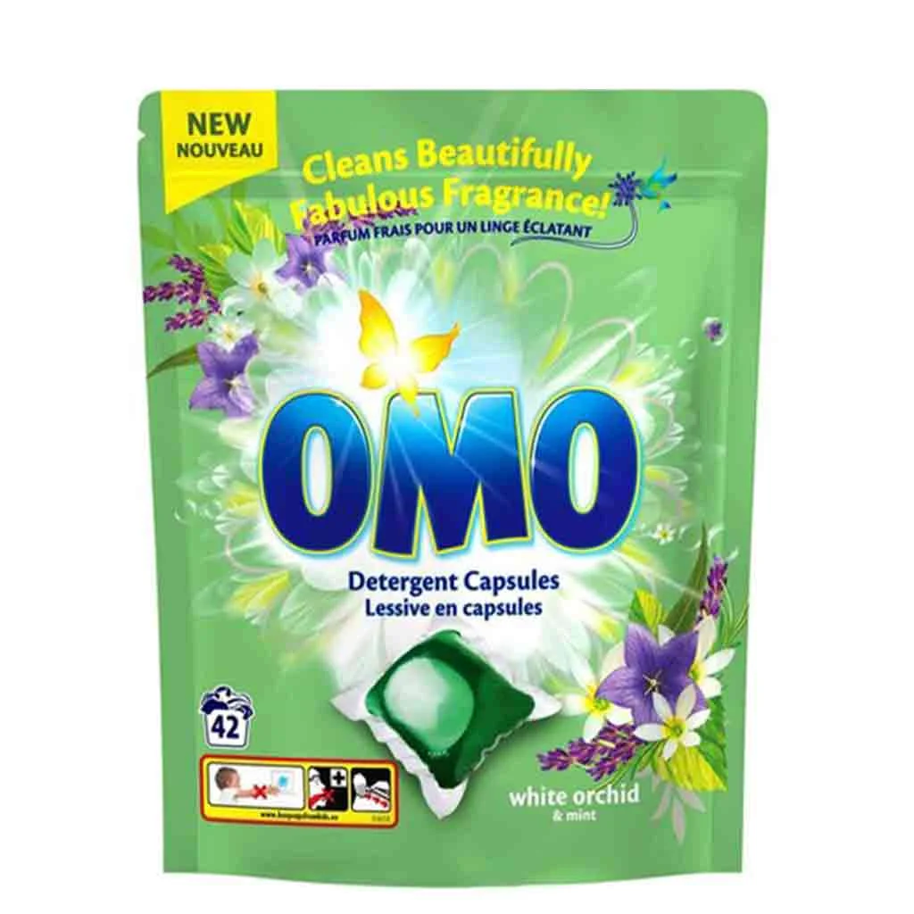 8886467002182 قرص ماشین لباسشویی اومو- اورجینال سبز 42عددی - تصویر 1